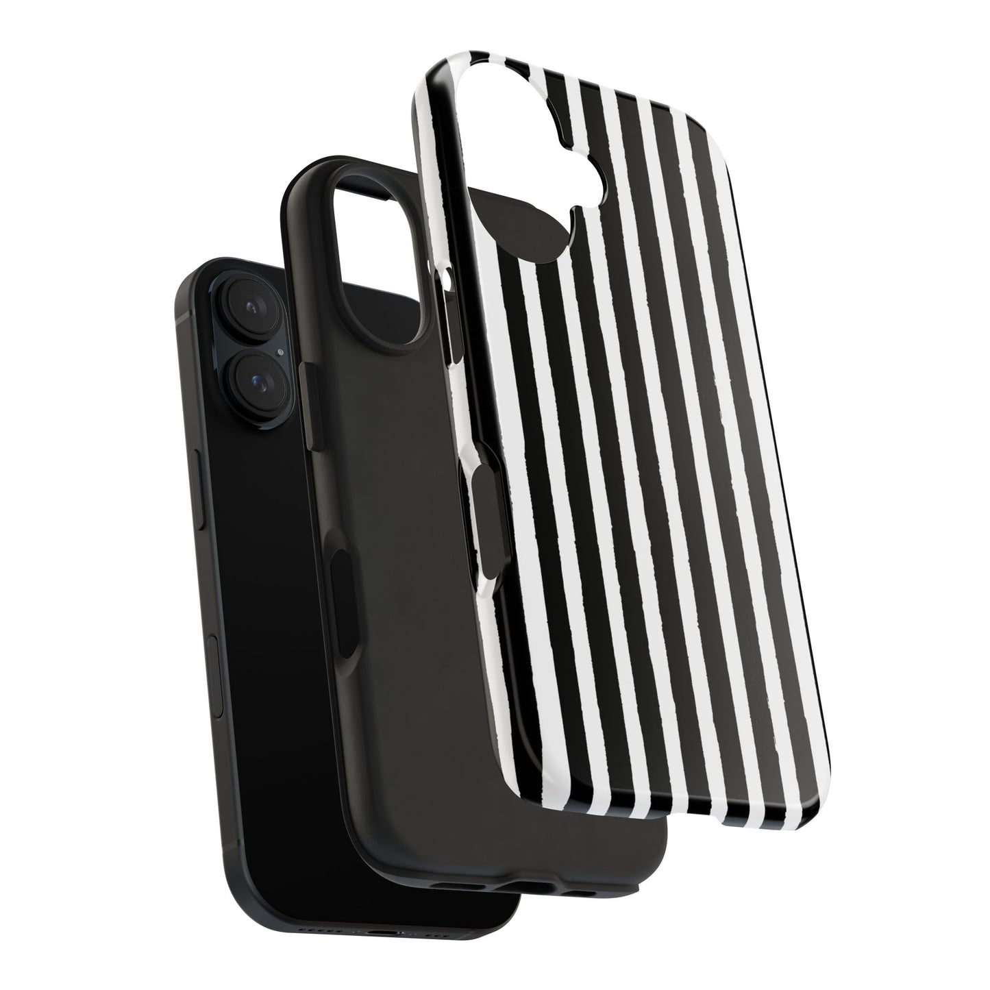 Black & White Stripe iPhone Case