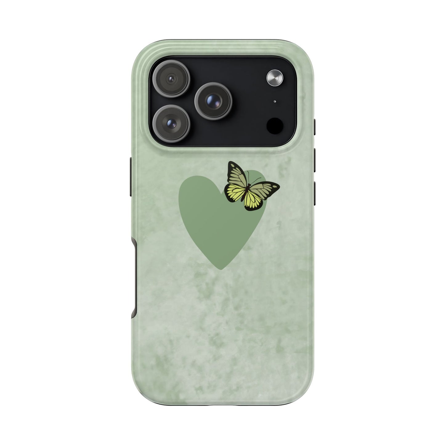 Sage Heart Butterfly iPhone  Tough Case