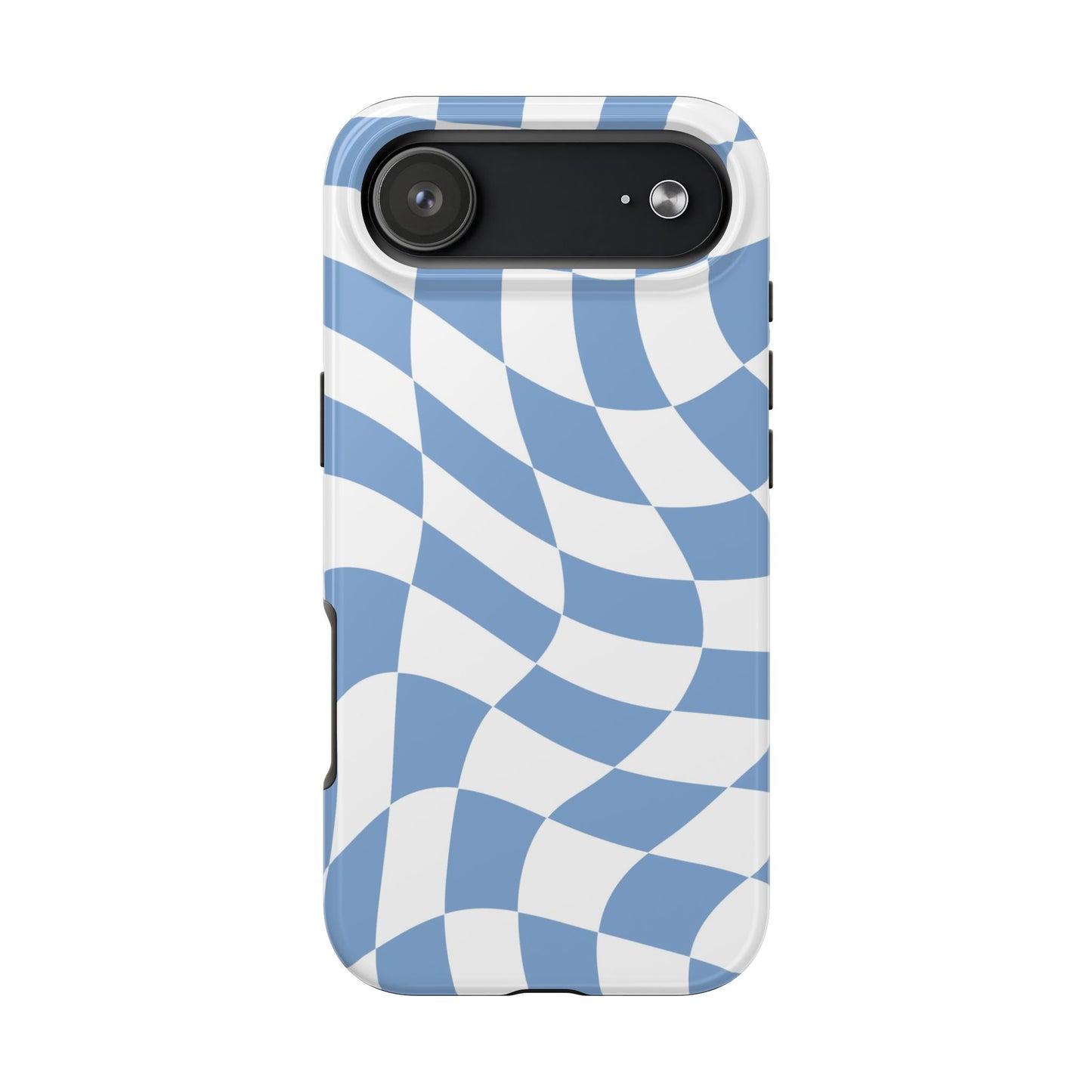 Wavy Checkmate iPhone Tough Case