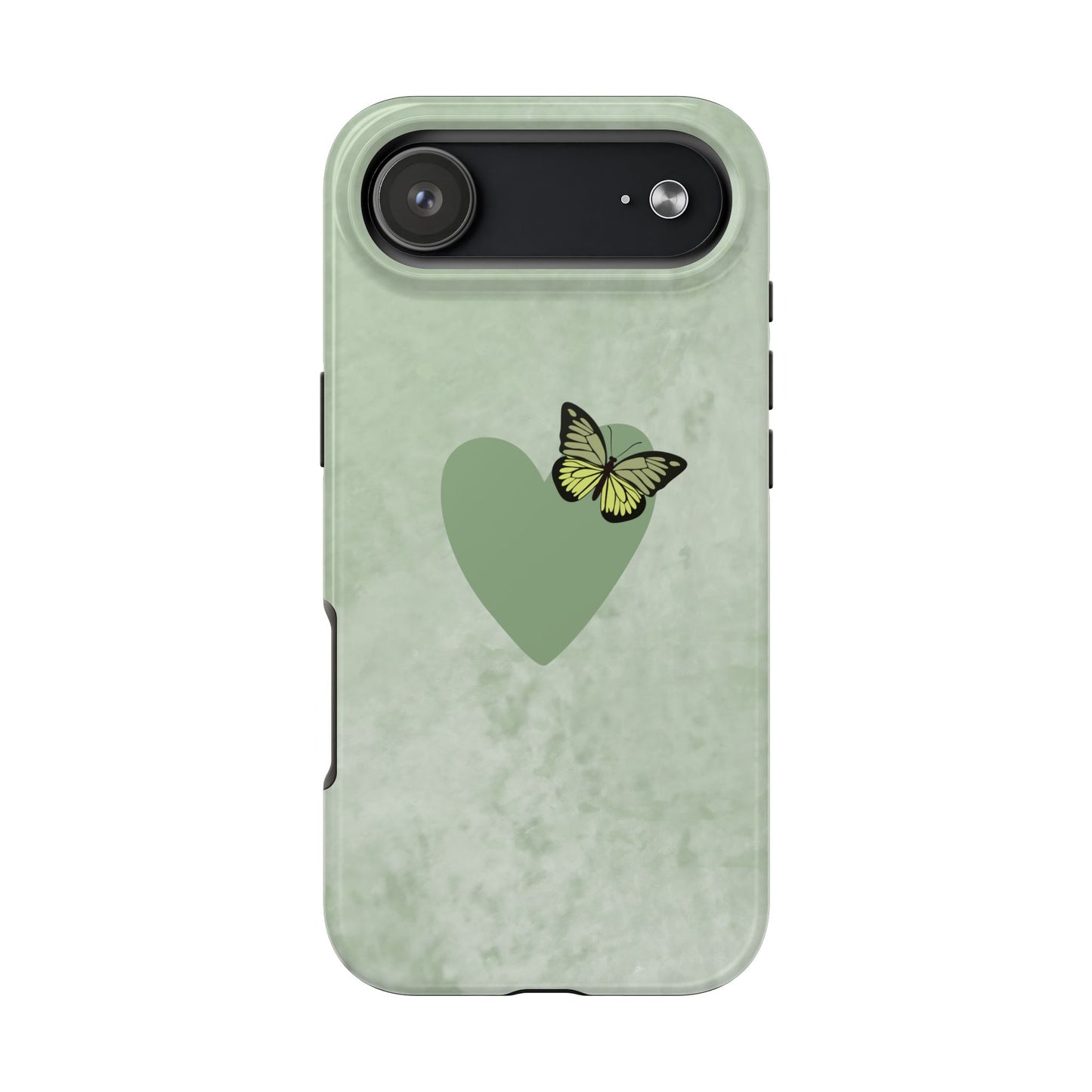 Sage Heart Butterfly iPhone  Tough Case