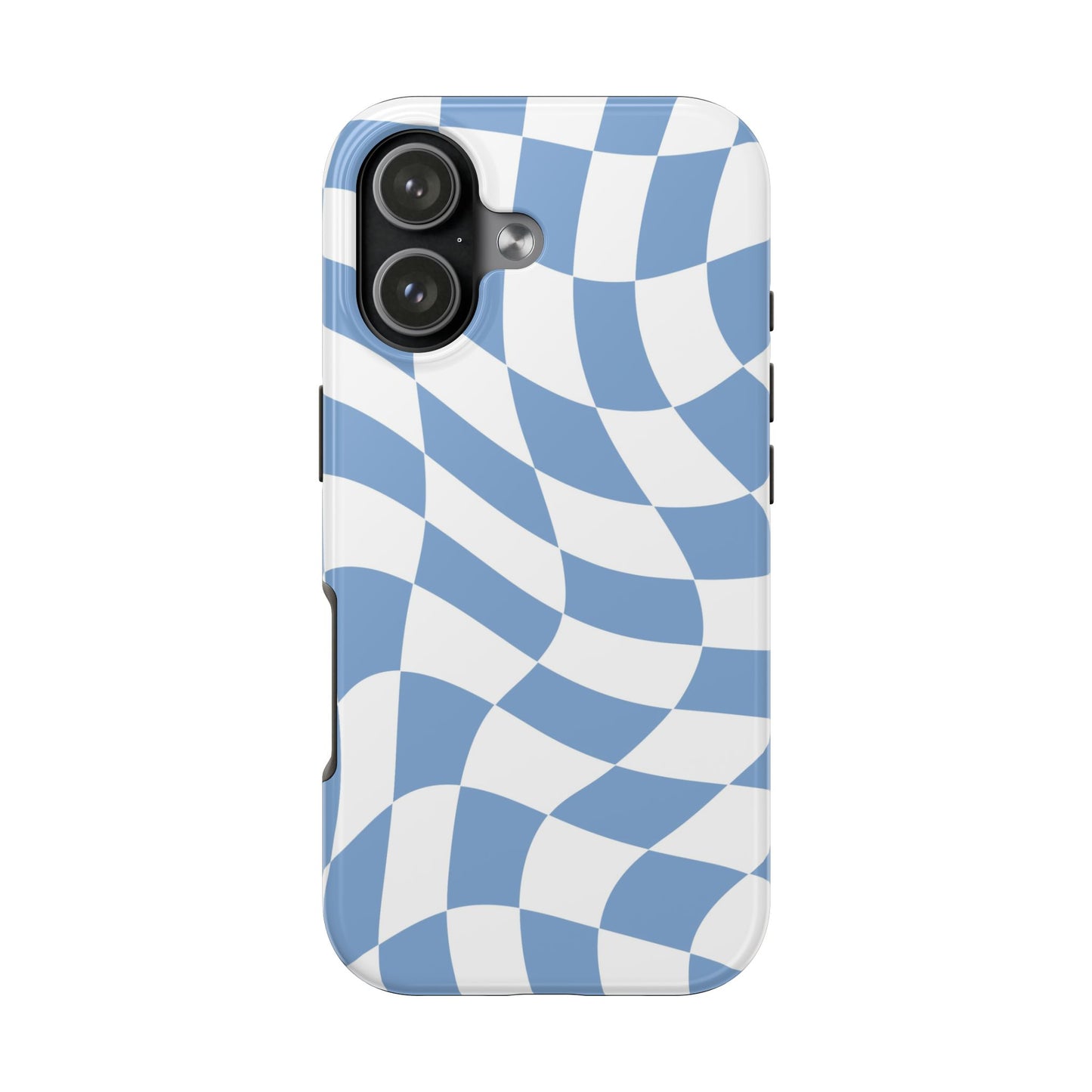 Wavy Checkmate iPhone Tough Case