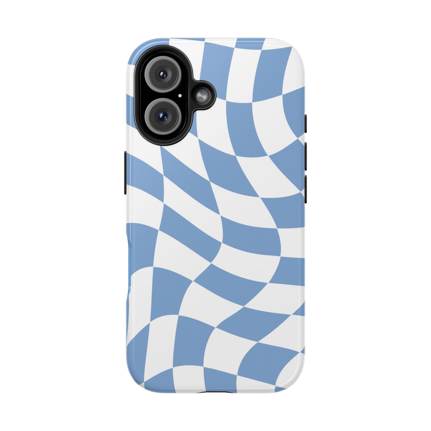 Wavy Checkmate iPhone Tough Case