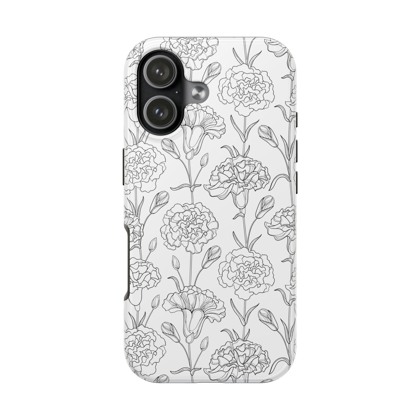 Carnations iPhone Tough Case