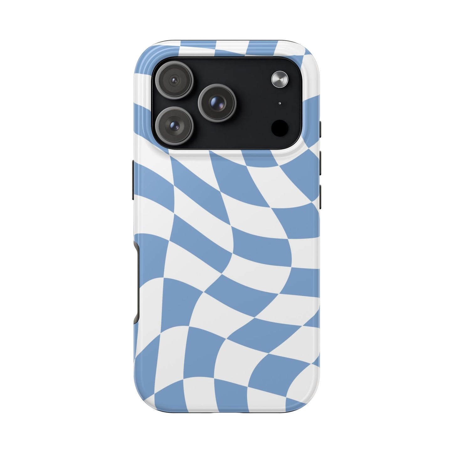 Wavy Checkmate iPhone Tough Case
