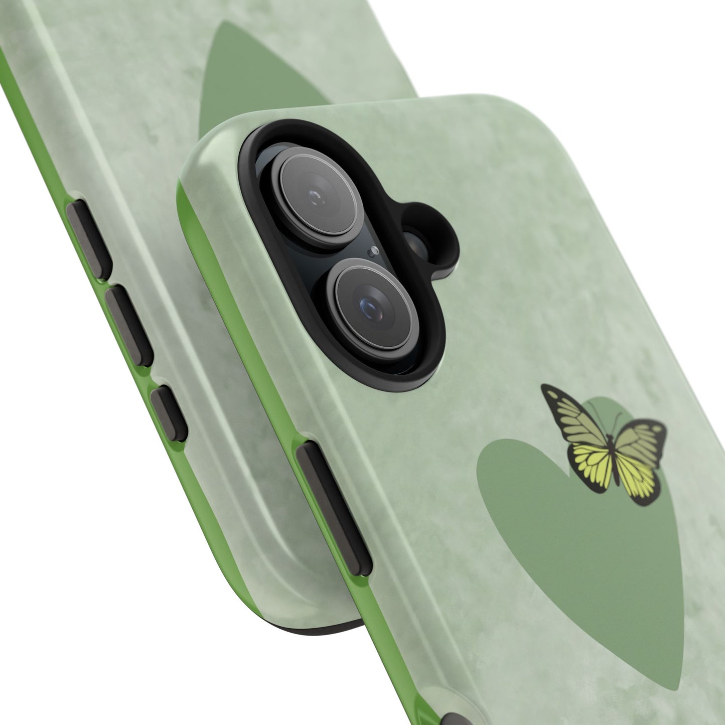 Sage Heart Butterfly iPhone  Tough Case