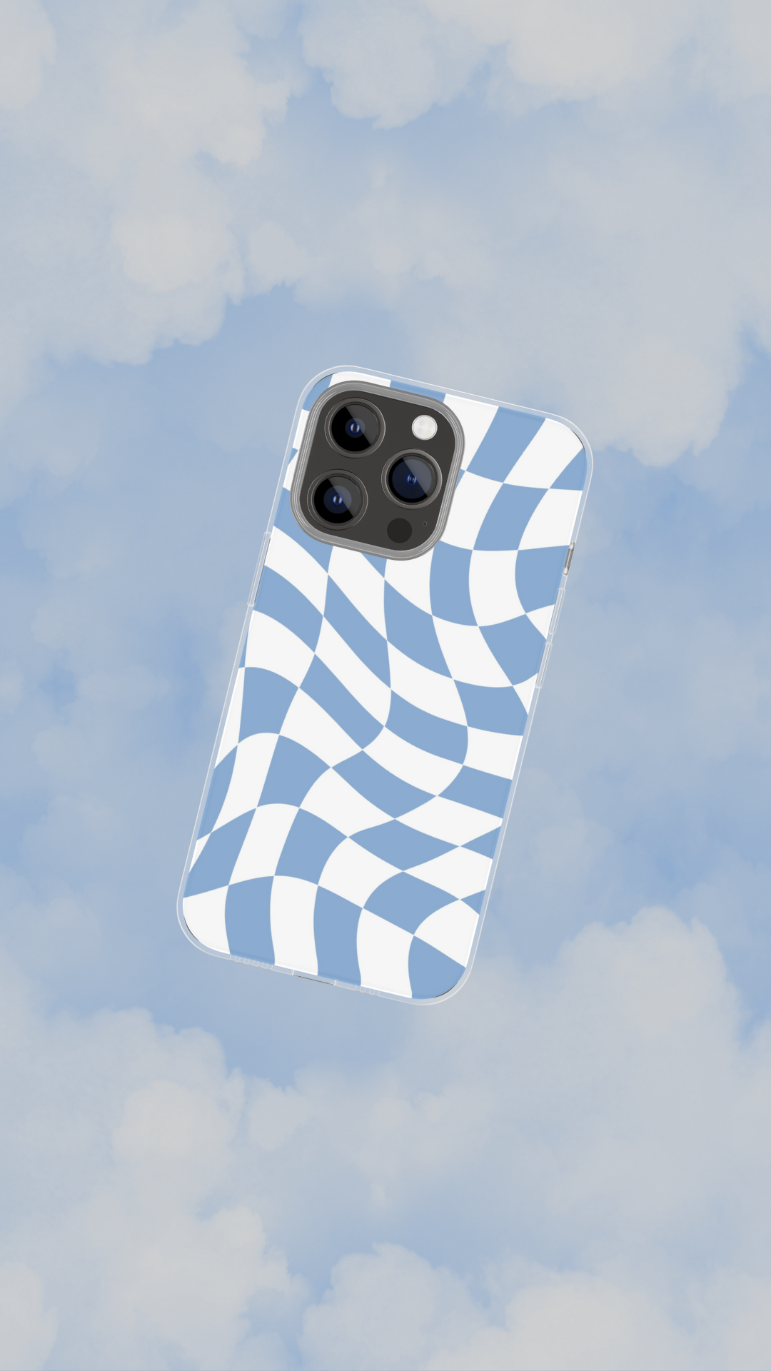 Wavy Checkmate iPhone Tough Case
