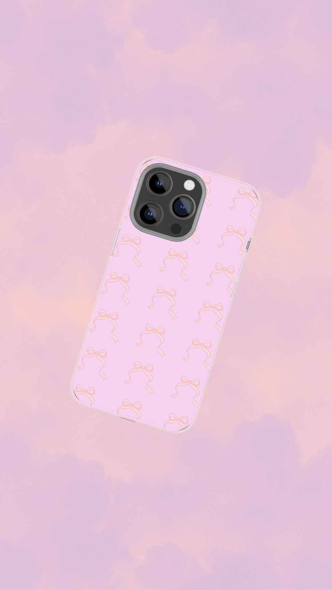 Blush Bow iPhone Case