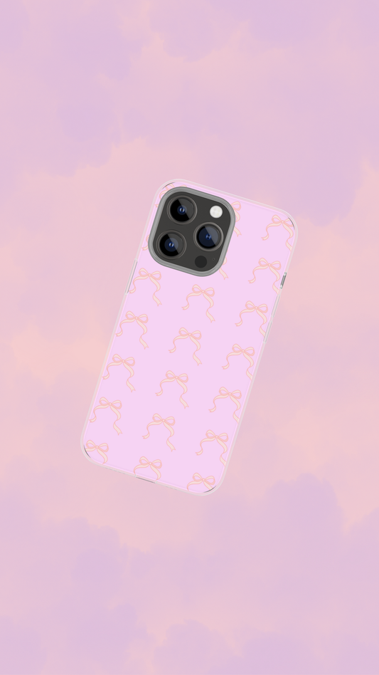 Blush Bow iPhone Case
