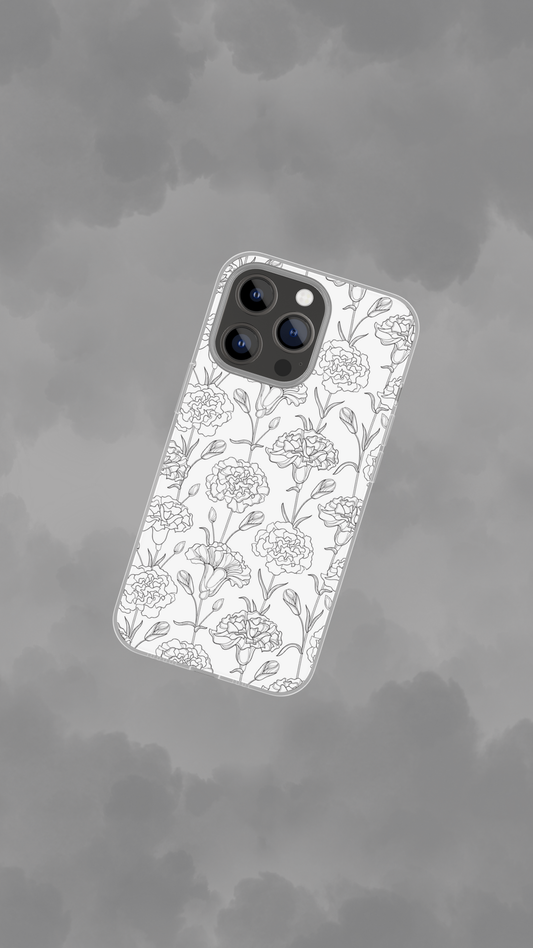 Carnations iPhone Tough Case