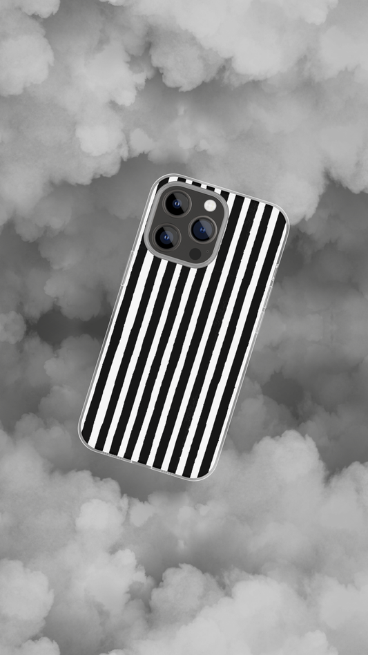 Black & White Stripe iPhone Case