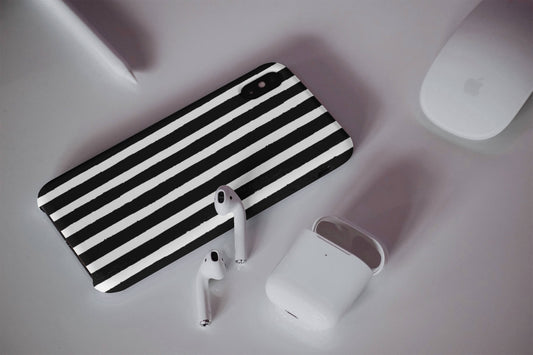 Black & White Stripe iPhone Case