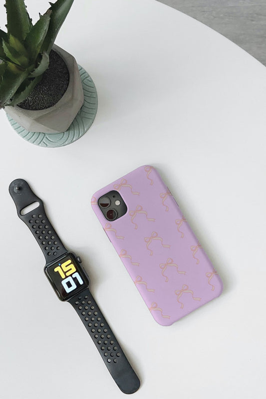 Blush Bow iPhone Case