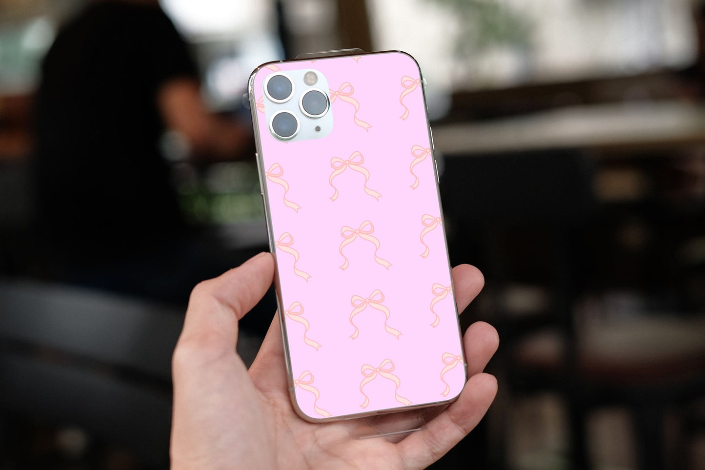Blush Bow iPhone Case