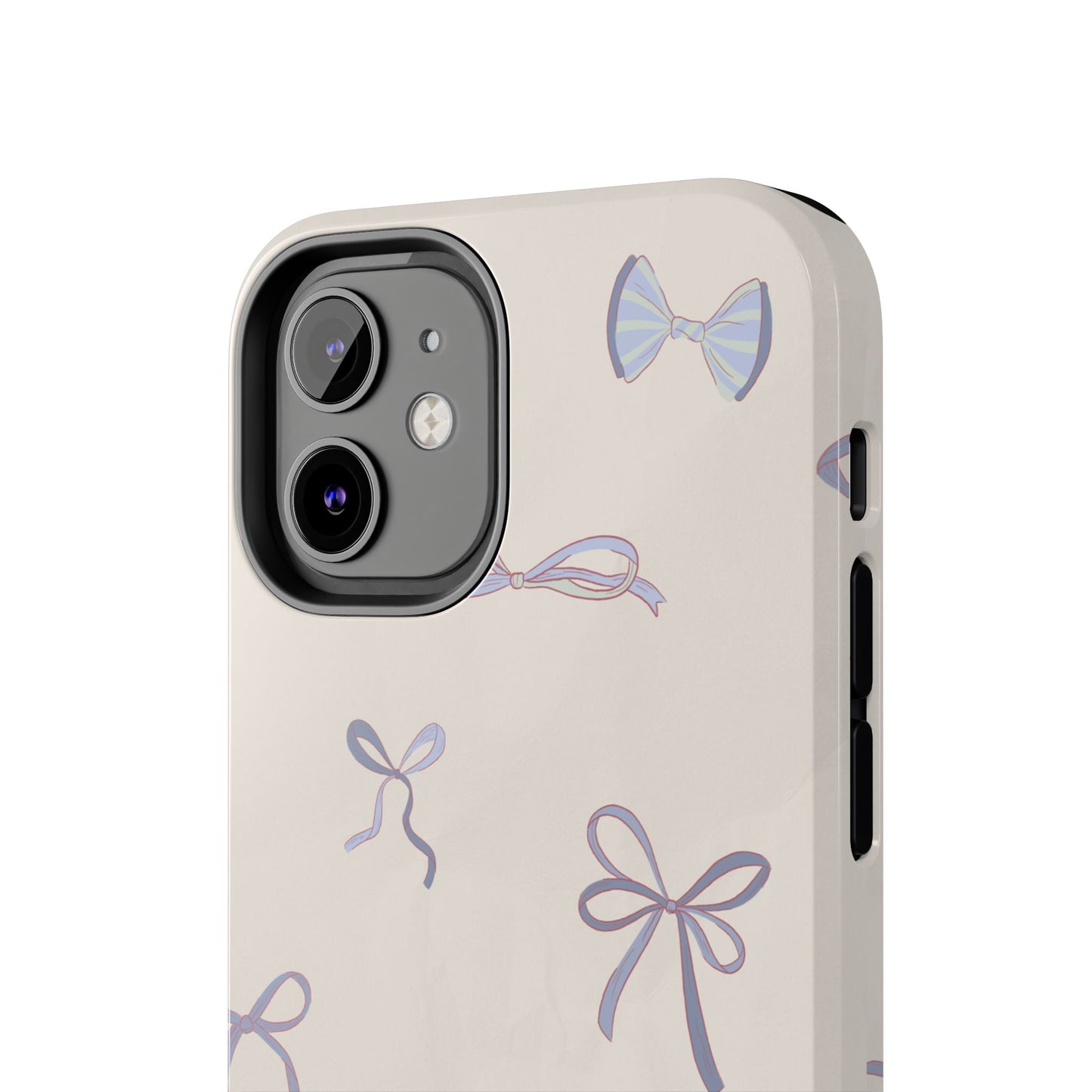 Heirloom Bows in Blue iPhone Case