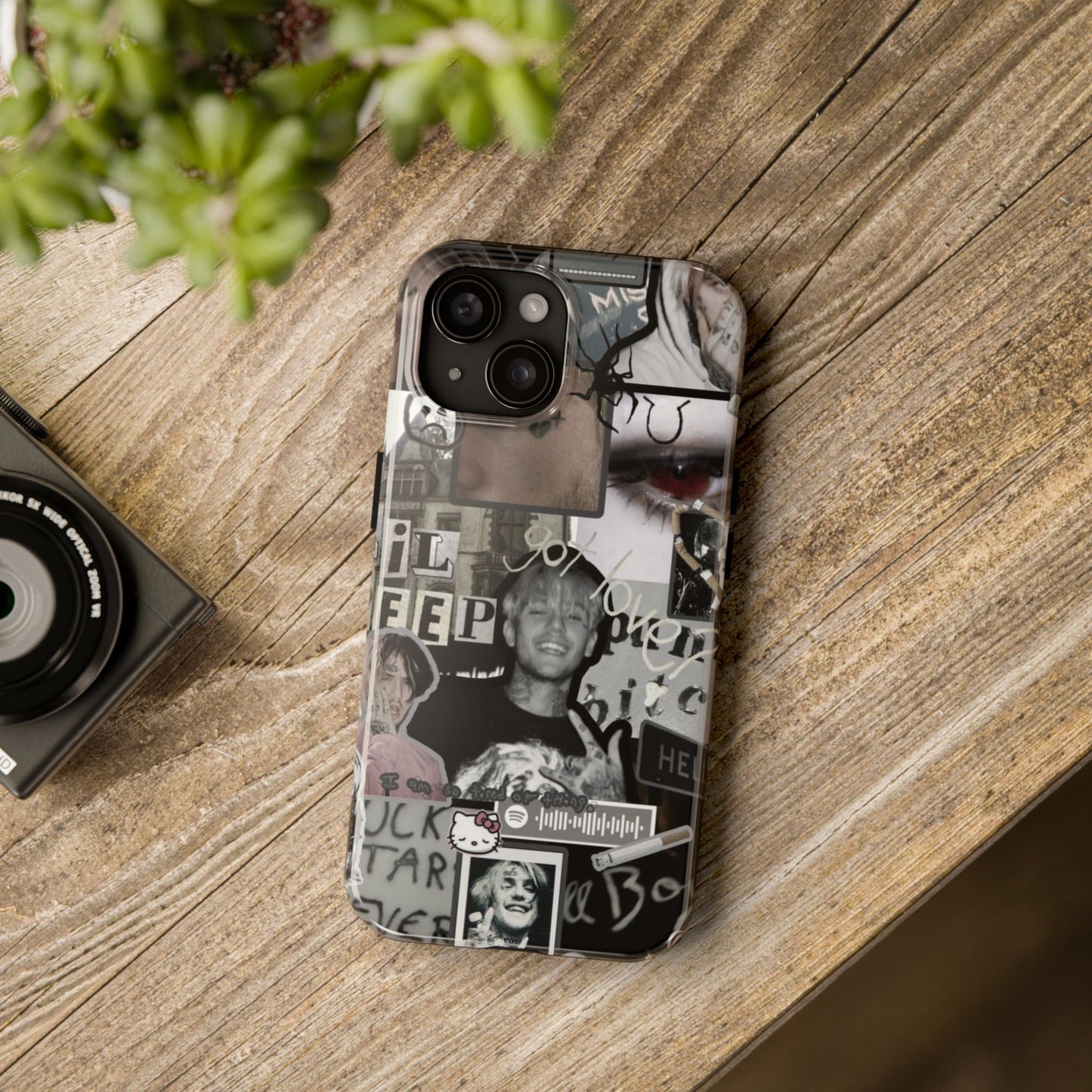Lil Peep Collage iPhone Case