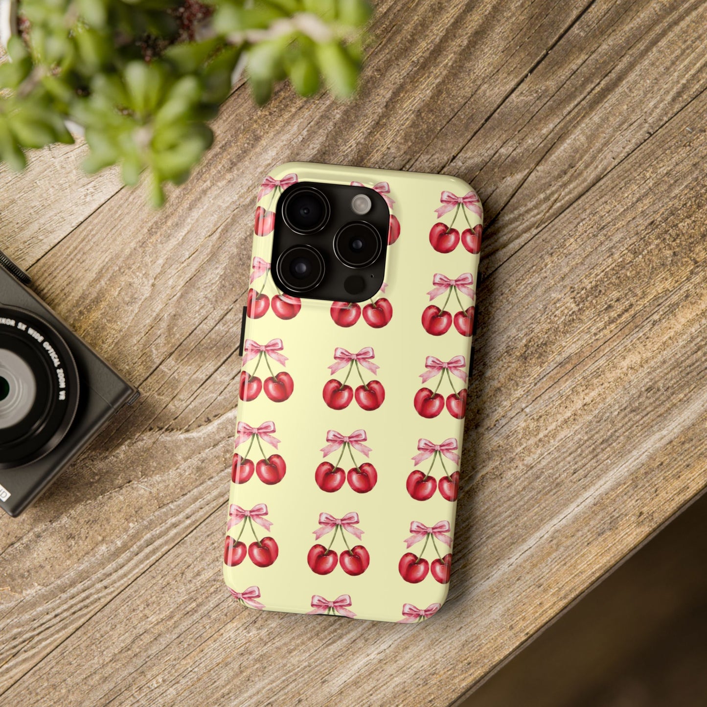 Cherry on Cream iPhone Case