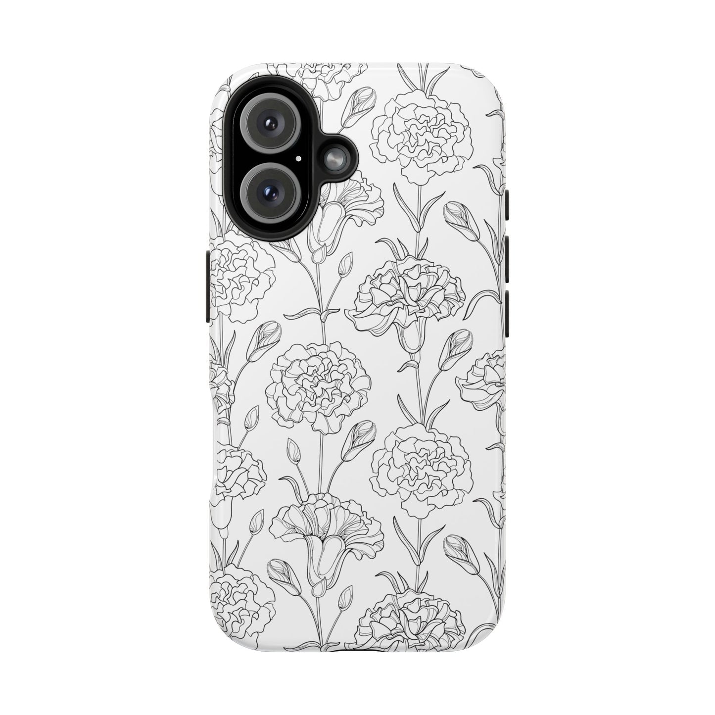 Carnations iPhone Tough Case