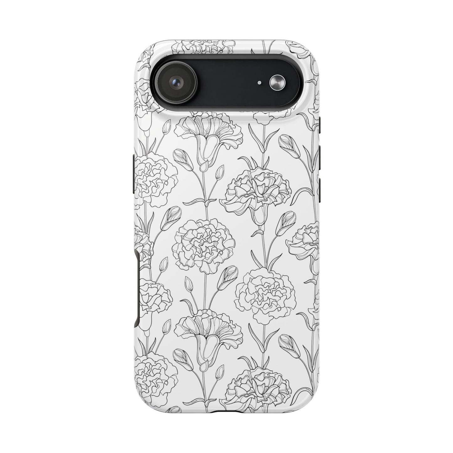 Carnations iPhone Tough Case