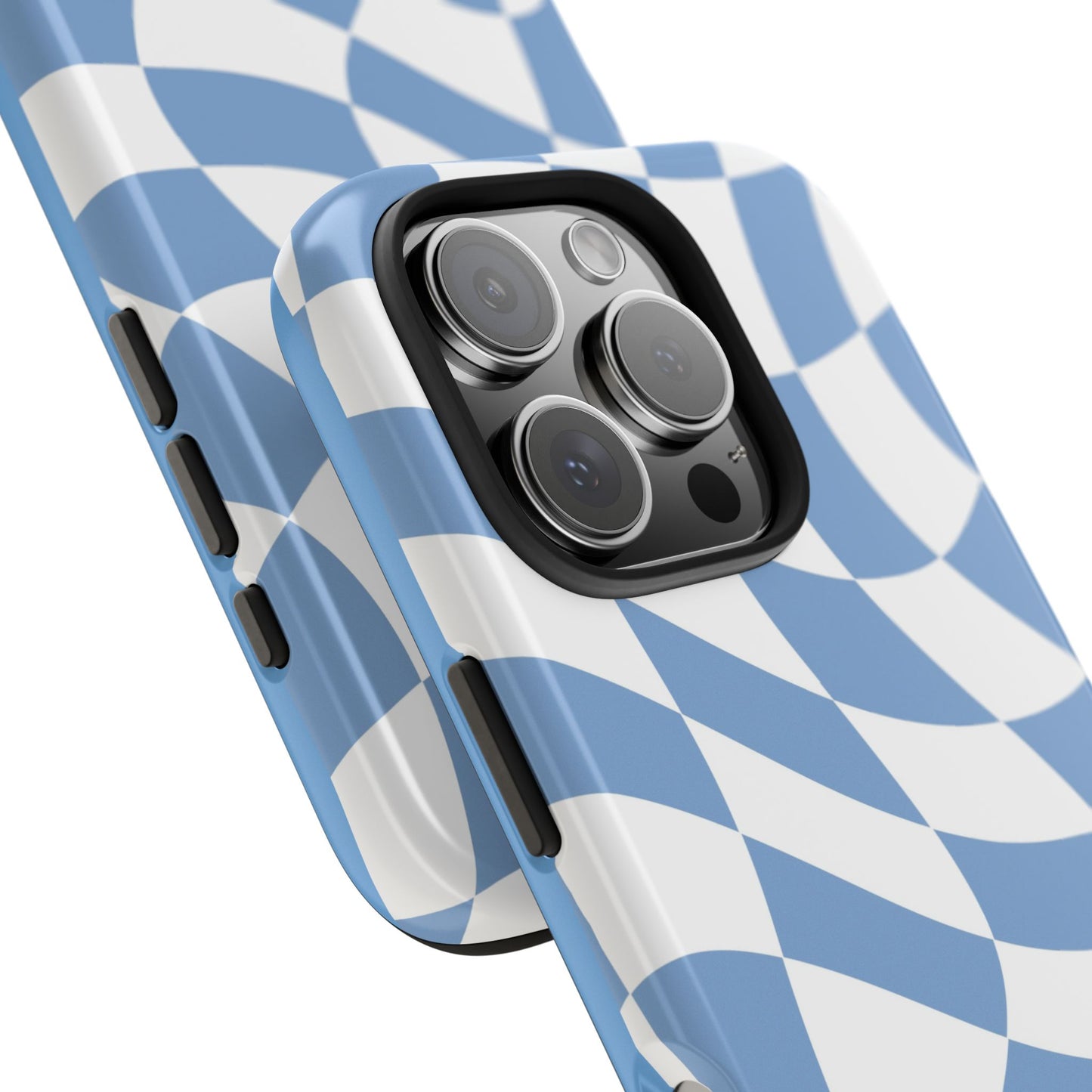 Wavy Checkmate iPhone Tough Case