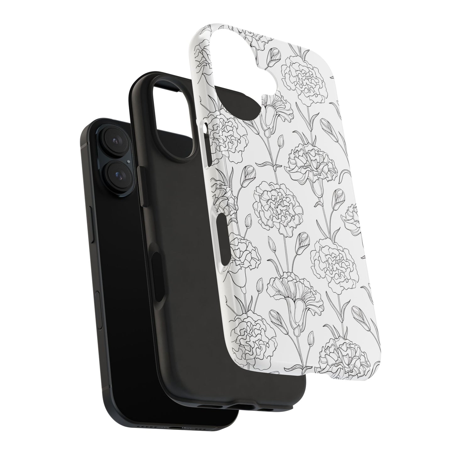 Carnations iPhone Tough Case