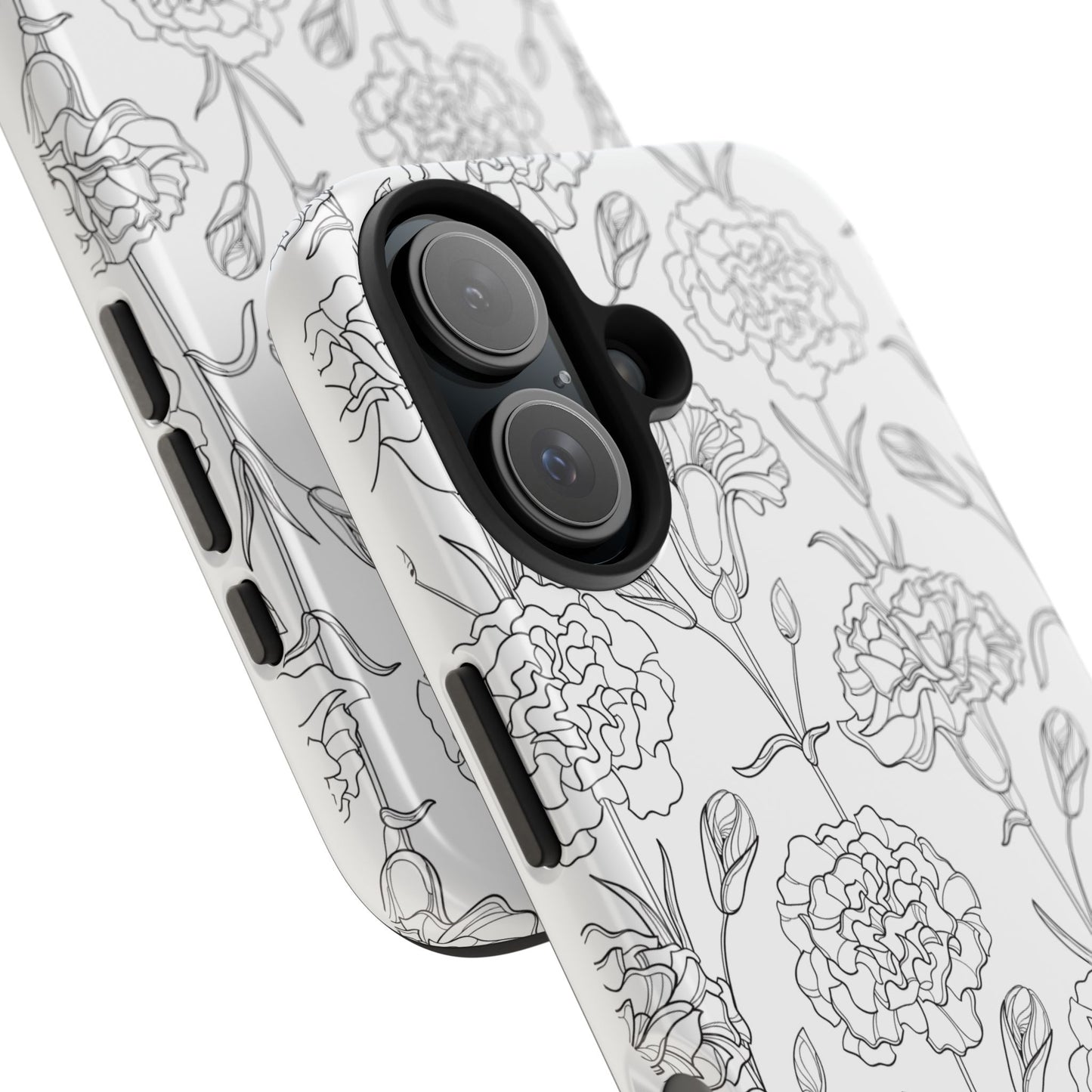 Carnations iPhone Tough Case
